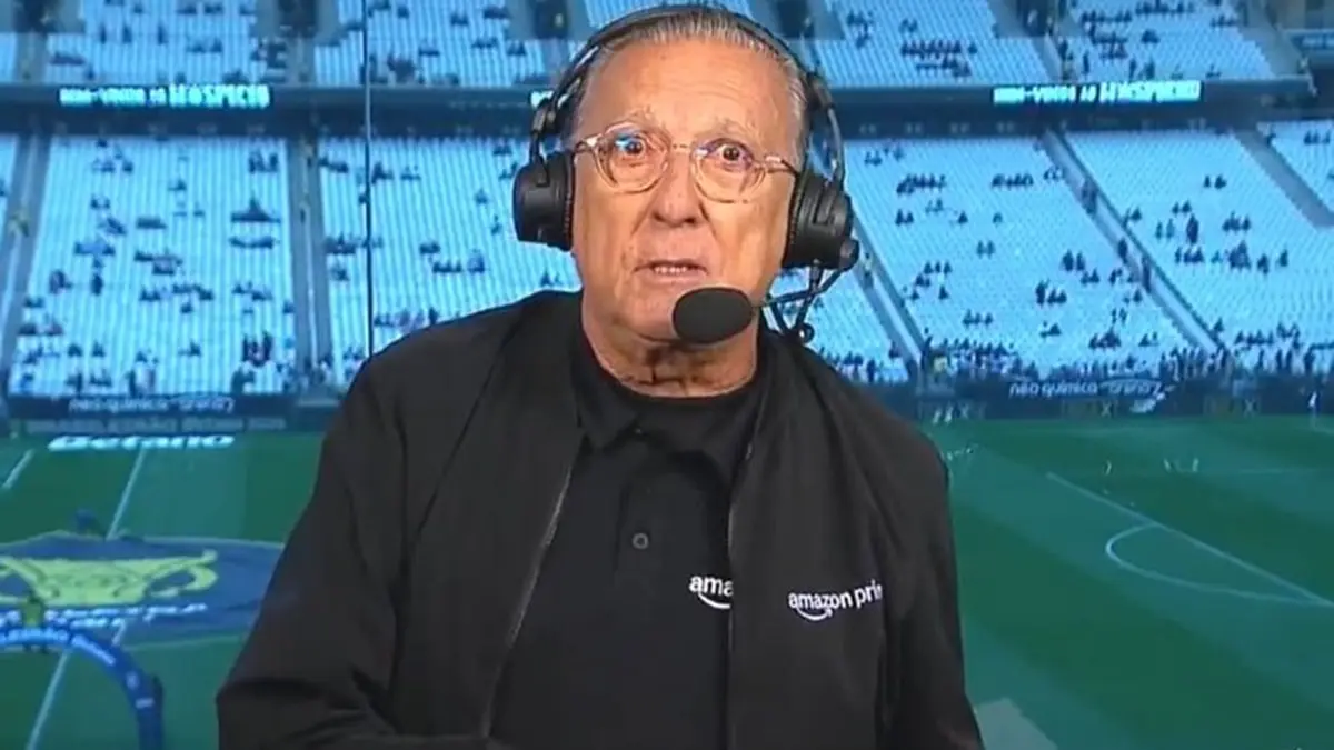 Galvão Bueno em transmissão do Brasileirão