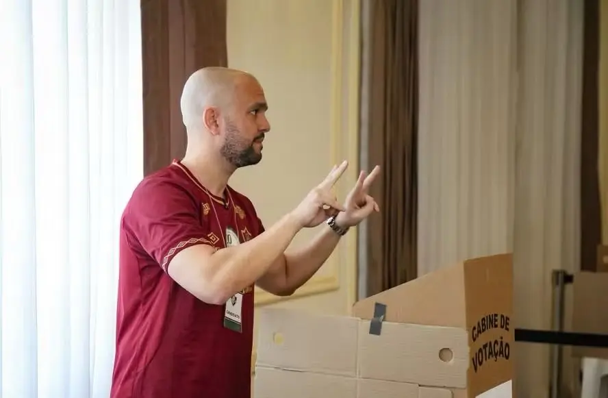 Mattheus Montenegro, candidato da situação à presidência do Fluminense