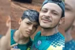 Imagem publicada nas redes sociais mostra pai abraçado ao filho