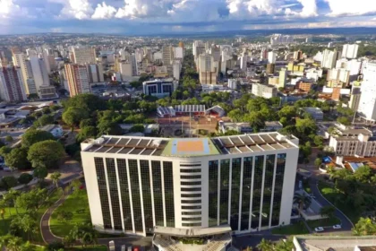Imagem mostra Palácio Pedro Ludovico Teixeira
