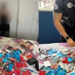 Imagem mostra material apreendido pela Polícia Civil