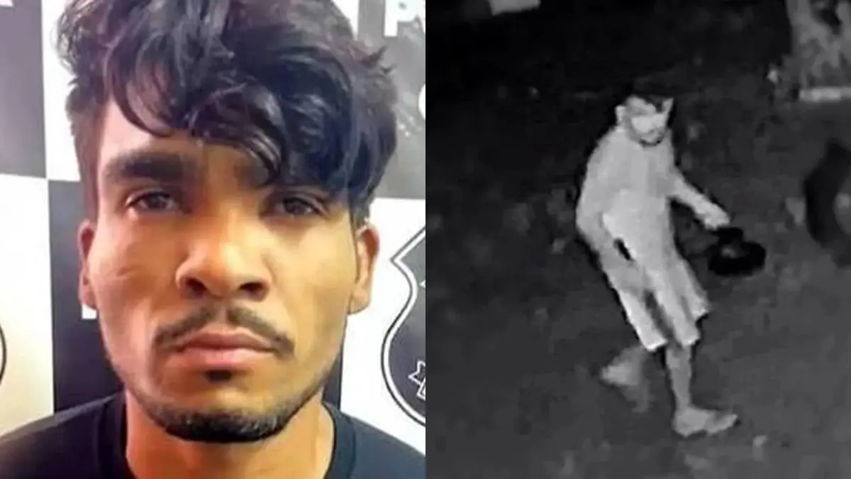 Fotos mostram imagens de Lázaro Barbosa, o serial killer de Goiás