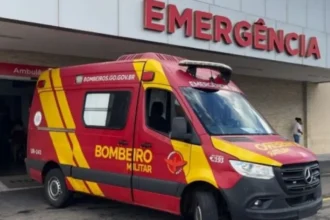 Viatura do Corpo de Bombeiros Militar participou do atendimento da ocorrênica