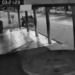 Suspeito ateando fogo no açougue a mando de fazendeiro - (Foto: reprodução.PC)