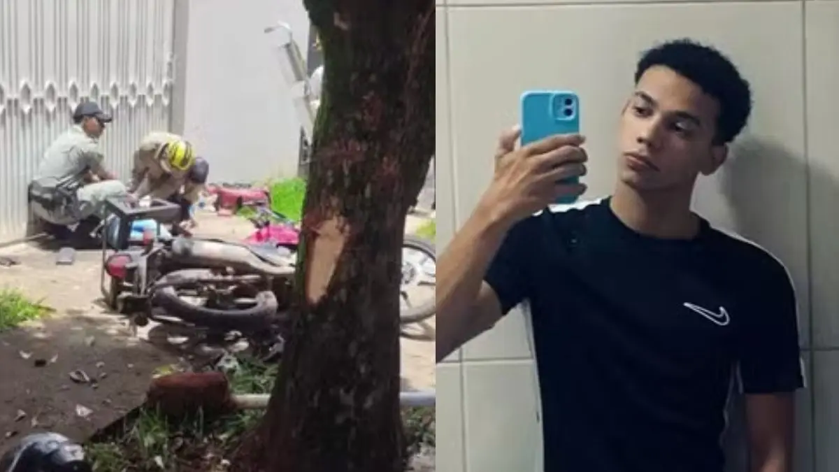 Imagem mostra jovem que sofreu acidente em Goianésia