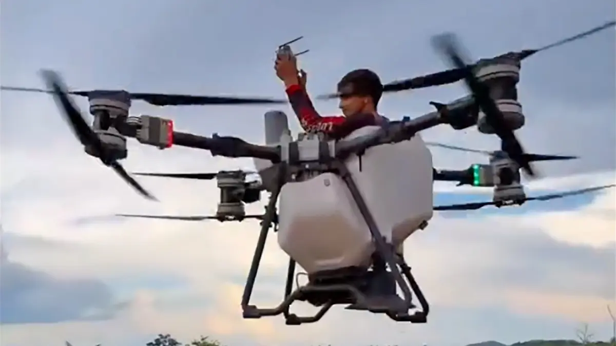 Uso de drones como meio de transporte no campo levanta preocupação das autoridades
