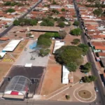 Vista aérea da cidade