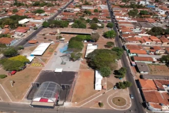 Vista aérea da cidade